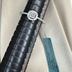 Sterling silver 925 Moissanite jewelry size 8